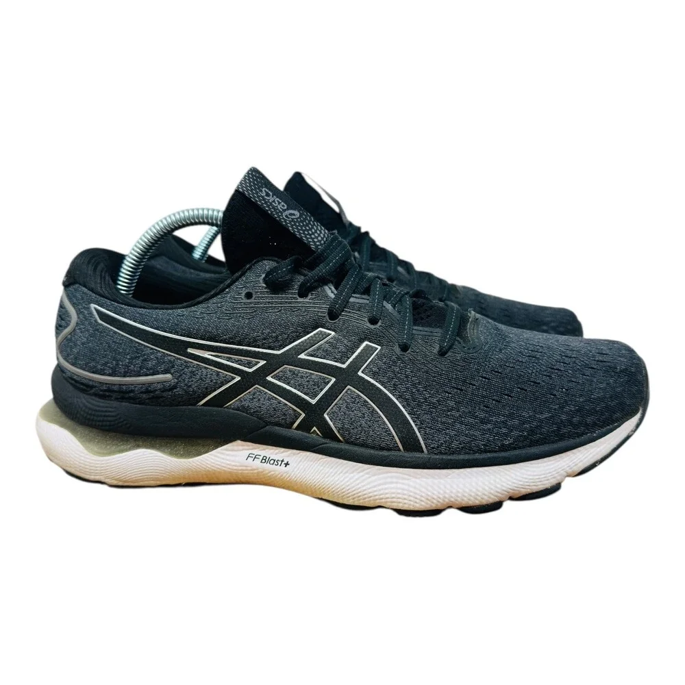 ASICS Gel Nimbus 23 Women Size 9.5 Light Blue Pink Running Outdoor Fit Shoes